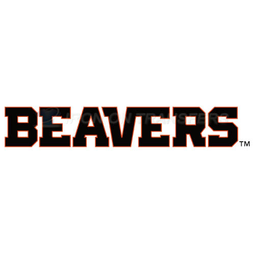 Oregon State Beavers Logo T-shirts Iron On Transfers N5808 - Click Image to Close